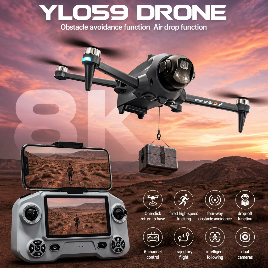 Drone Kit Long Range - Potensic Drone GPS z funkcją automatycznego