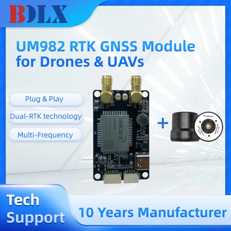 Drone Kit Hexacopter - Moduł RTK GNSS UM982 z podwójną