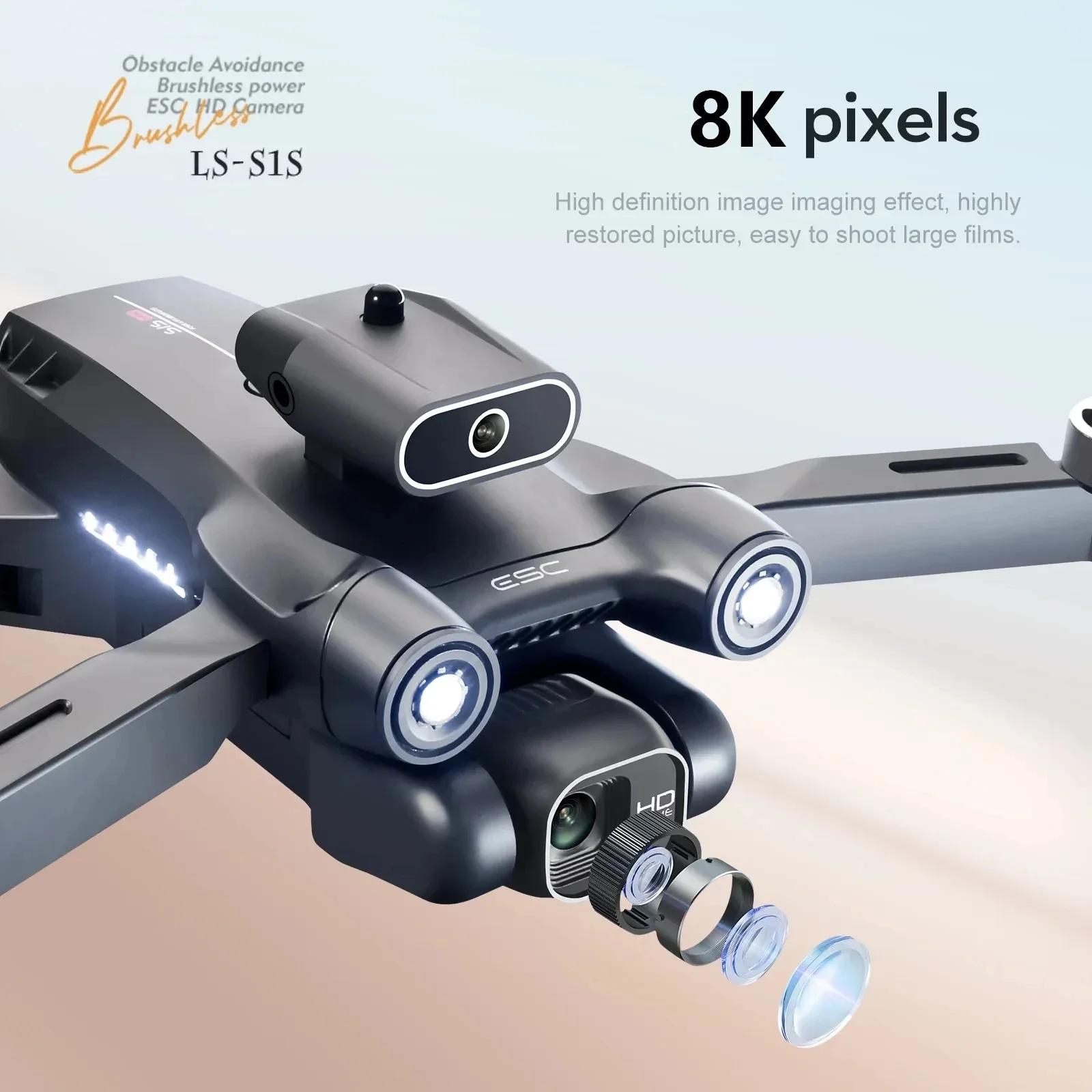 Nowy S1S 5G GPS Drone Camera 8 – Drone Kit Professional recenzja i cena