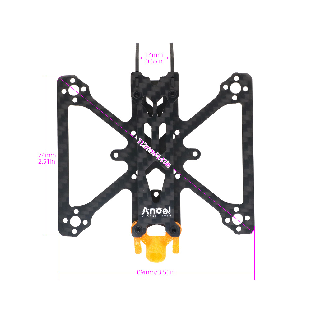 Zestaw ramy Angel20 2 cale do  – Drone Kit Build Yourself recenzja i cena