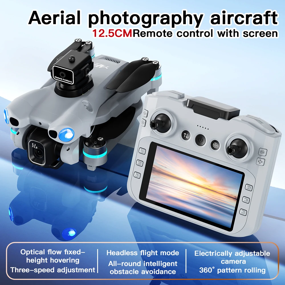 Dron AE5 Pro 8K HD, ekran 4,5  – Drone Kit Tricopter recenzja i cena